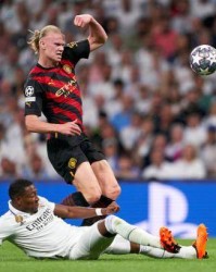 必发数据-安帅满意冻结哈兰德 瓜帅：他的跑动非常出色